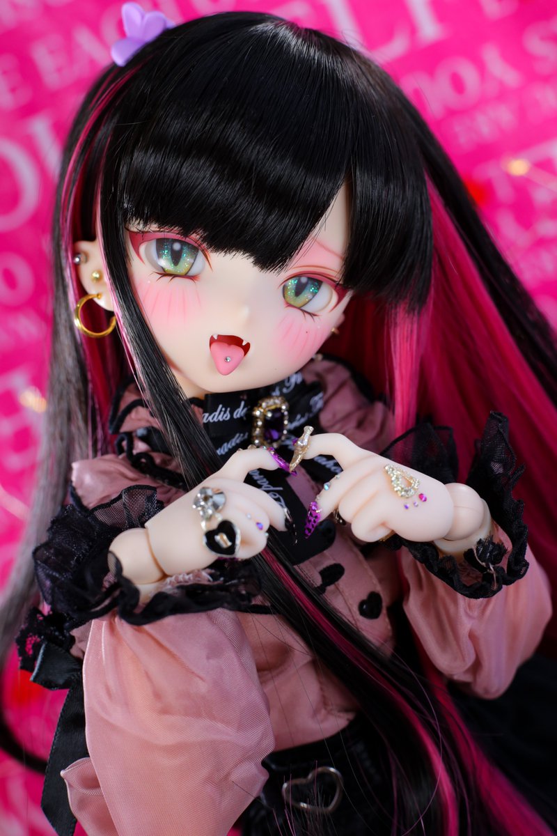 ヤフオク出品しました🖤
auctions.yahoo.co.jp/jp/auction/u11…
1/4 IMOMODOLL Mikoヘッド

MDDボディにもオススメ🖤
7月16日水曜までです！
#ちぇるねいる
#insomnia_wig