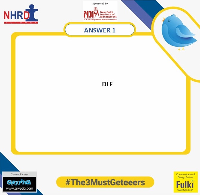 Time to reveal the ANSWERS! Answer 1 of today's quiz #The3MustGeteeers sponsored by <a href="/NDIMCampus/">NDIM</a>
&amp; partnered with <a href="/teamqryptiq/">QryptiQ</a> is here.  

Answer 2 is coming up shortly