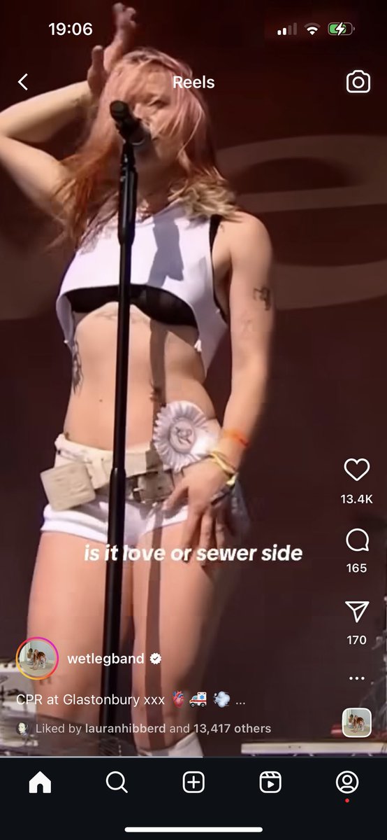 Happy release day, <a href="/wetlegband/">Wet Leg</a> !  (Gotta love those automated subtitles! 😀)