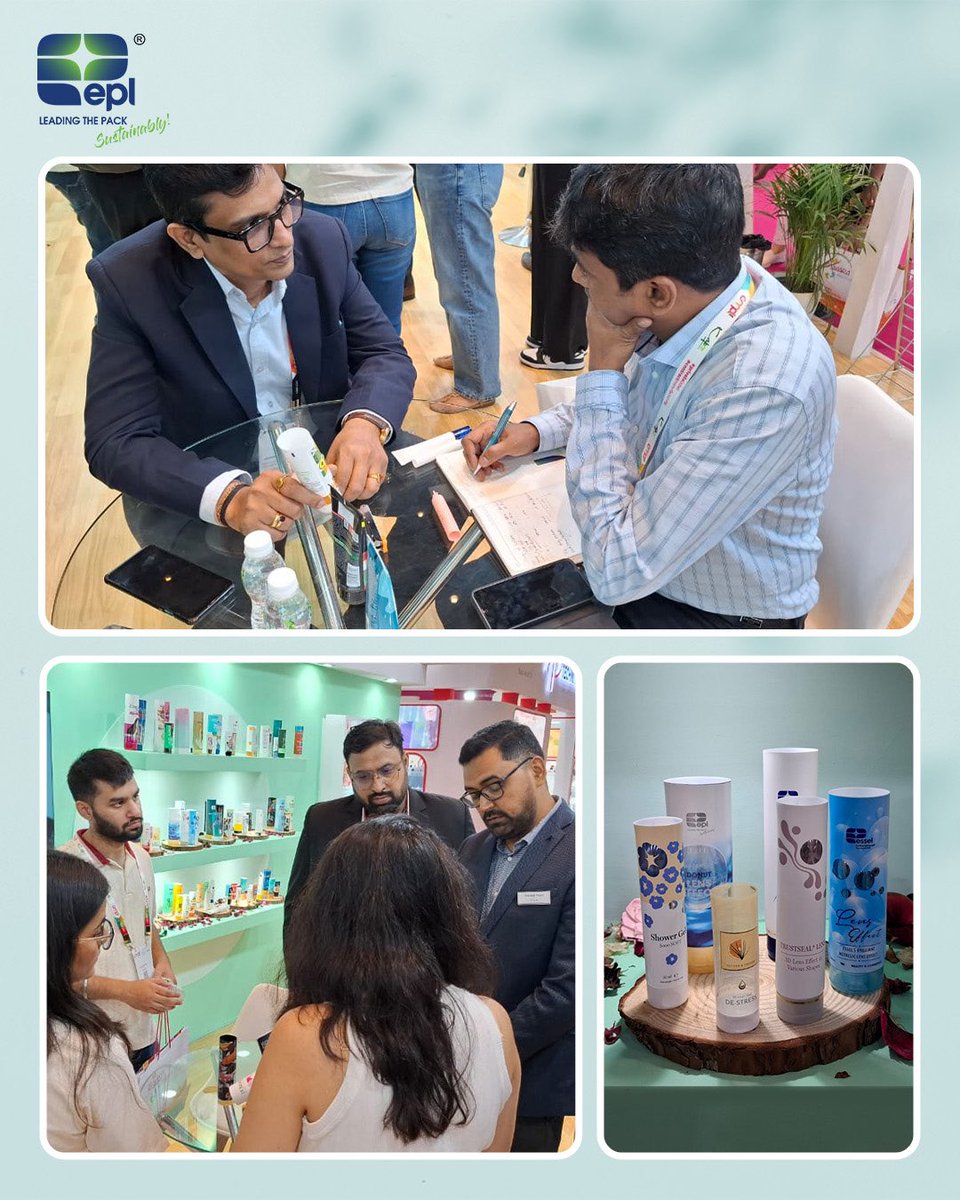 EPL_Limited's tweet image. From prototypes to possibilities! 
Day 2 at CMPL was all about future-ready packaging.

🔁 See you today at CMPL Expo | Stall A162, Day 3 awaits!. 

#EPLInnovation #PackagingThatPerforms