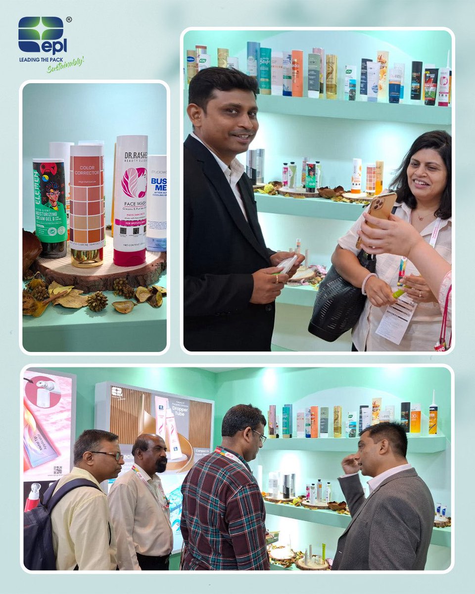 EPL_Limited's tweet image. From prototypes to possibilities! 
Day 2 at CMPL was all about future-ready packaging.

🔁 See you today at CMPL Expo | Stall A162, Day 3 awaits!. 

#EPLInnovation #PackagingThatPerforms