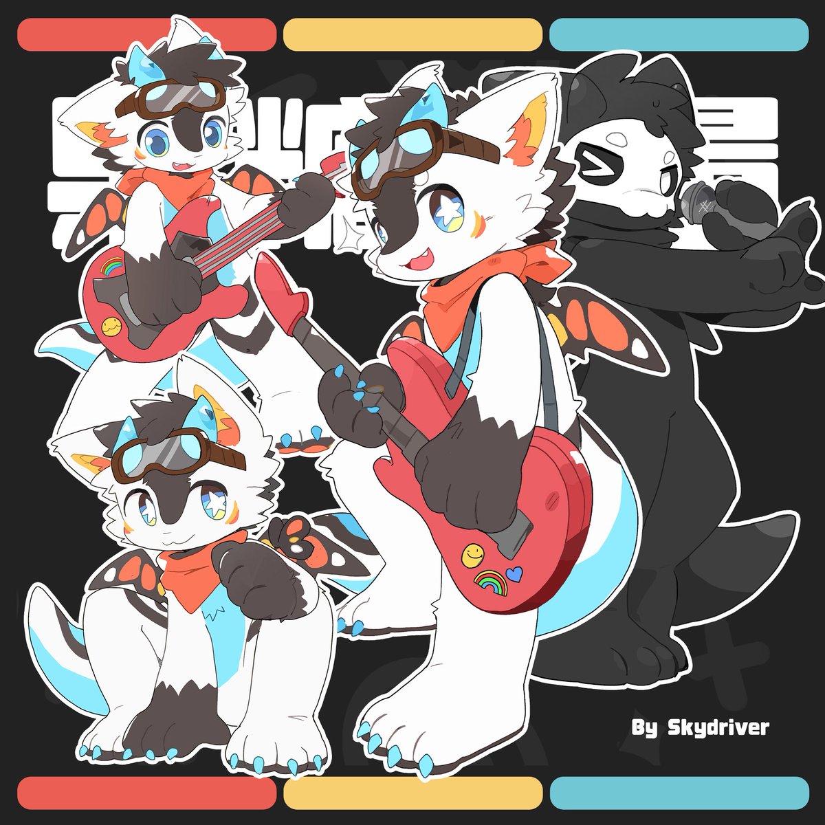 Fructose_c's tweet image. 是两只超级小可爱～！
画师：@Skydiver3322