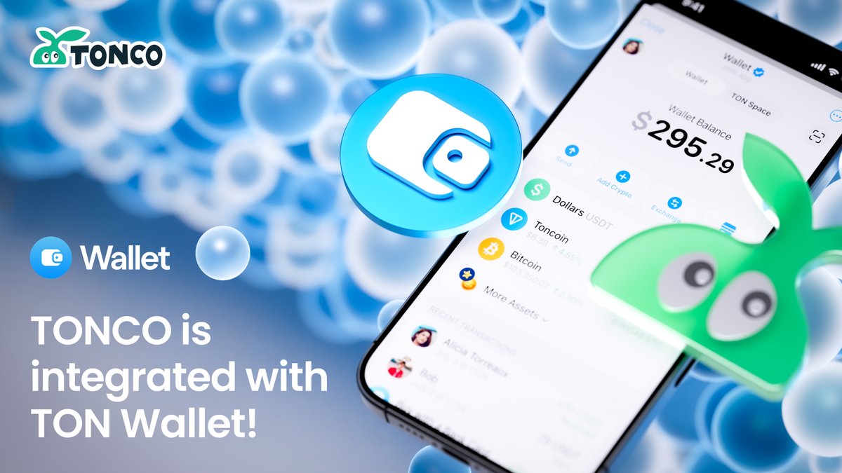 TONCO (@tonco_io) on Twitter photo π TONCO is live on TON Wallet!
That means our CLAMM tech is now natively accessible to every $TON user via Omniston by <a href="/ston_fi/">STON.fi</a> right inside Telegram π
π Best swap rates
π Live token data
π Powered by TONCO under the hood
Just open <a href="/wallet_tg/">Crypto Wallet in Telegram</a> in Telegram & dive into DeFi π TONCO is live on TON Wallet!
That means our CLAMM tech is now natively accessible to every $TON user via Omniston by <a href="/ston_fi/">STON.fi</a> right inside Telegram π
π Best swap rates
π Live token data
π Powered by TONCO under the hood
Just open <a href="/wallet_tg/">Crypto Wallet in Telegram</a> in Telegram & dive into DeFi