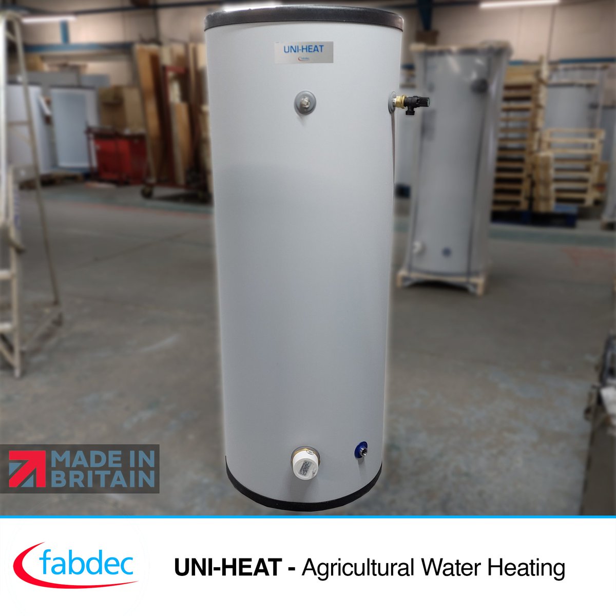 Keep your dairy &amp; food processing clean with UNI-HEAT!

Heats up to 80°C to remove grime &amp; bacteria fast.

British-made &amp; perfect with your CIP system.

Call 01691 575726
visit fabdec.com/en/dairy

#Fabdec #WaterHeating #Hygiene #FoodSafety #MadeInBritain