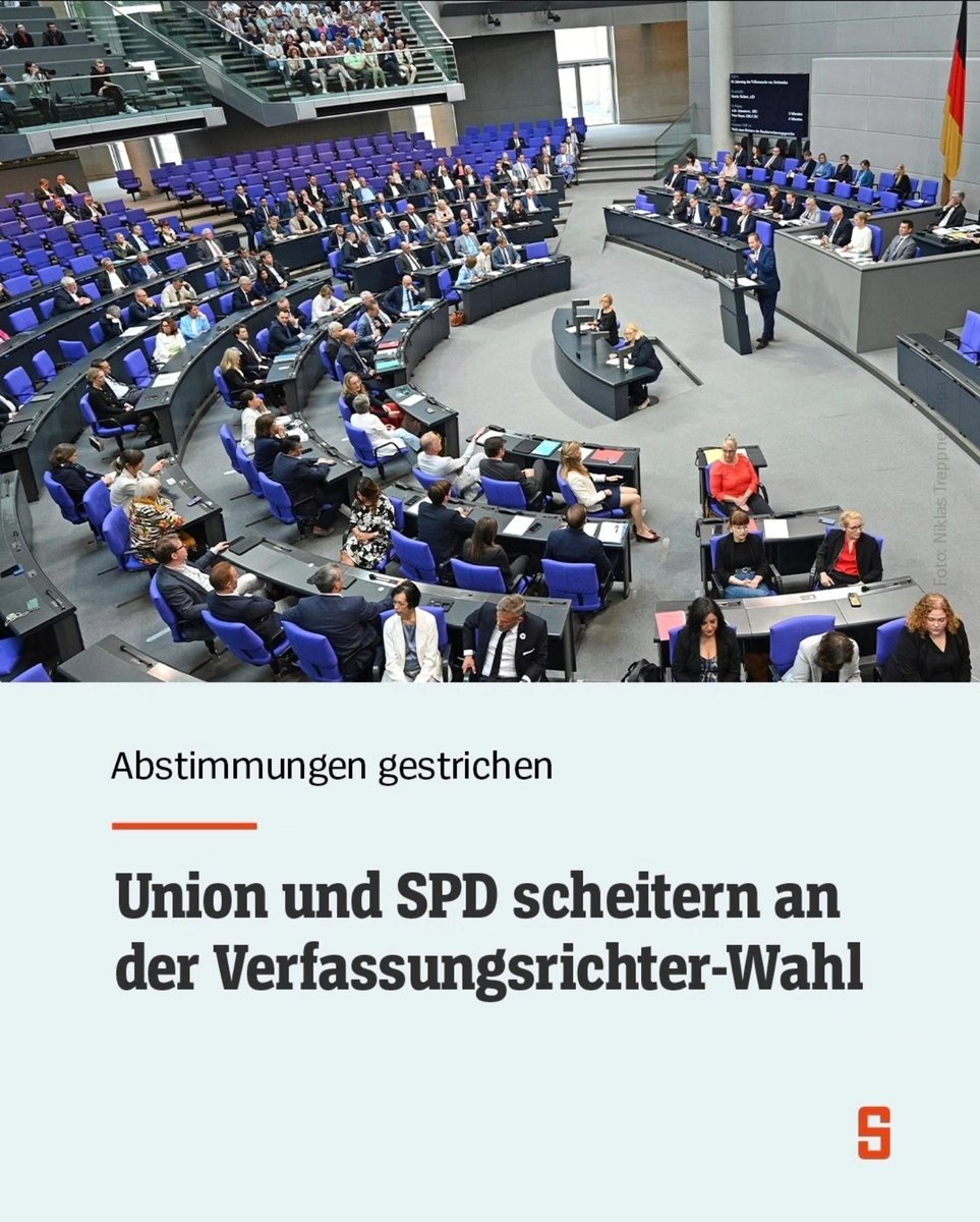 Sven W. Tritschler 🥝💙🇩🇪🗽 (@twittschler) on Twitter photo Gut so!
Wer glaubt, ungeborenes Leben habe keine Menschenwürde, gehört in eine Anstalt. Und damit ist kein Verfassungsorgan gemeint.
Dass <a href="/_FriedrichMerz/">Friedrich Merz</a> und weite Teile der Union überhaupt erwogen haben, diese Frau zu wählen, zeigt, wie wenig das "C" in "CDU" noch wert ist. Gut so!
Wer glaubt, ungeborenes Leben habe keine Menschenwürde, gehört in eine Anstalt. Und damit ist kein Verfassungsorgan gemeint.
Dass <a href="/_FriedrichMerz/">Friedrich Merz</a> und weite Teile der Union überhaupt erwogen haben, diese Frau zu wählen, zeigt, wie wenig das "C" in "CDU" noch wert ist.
