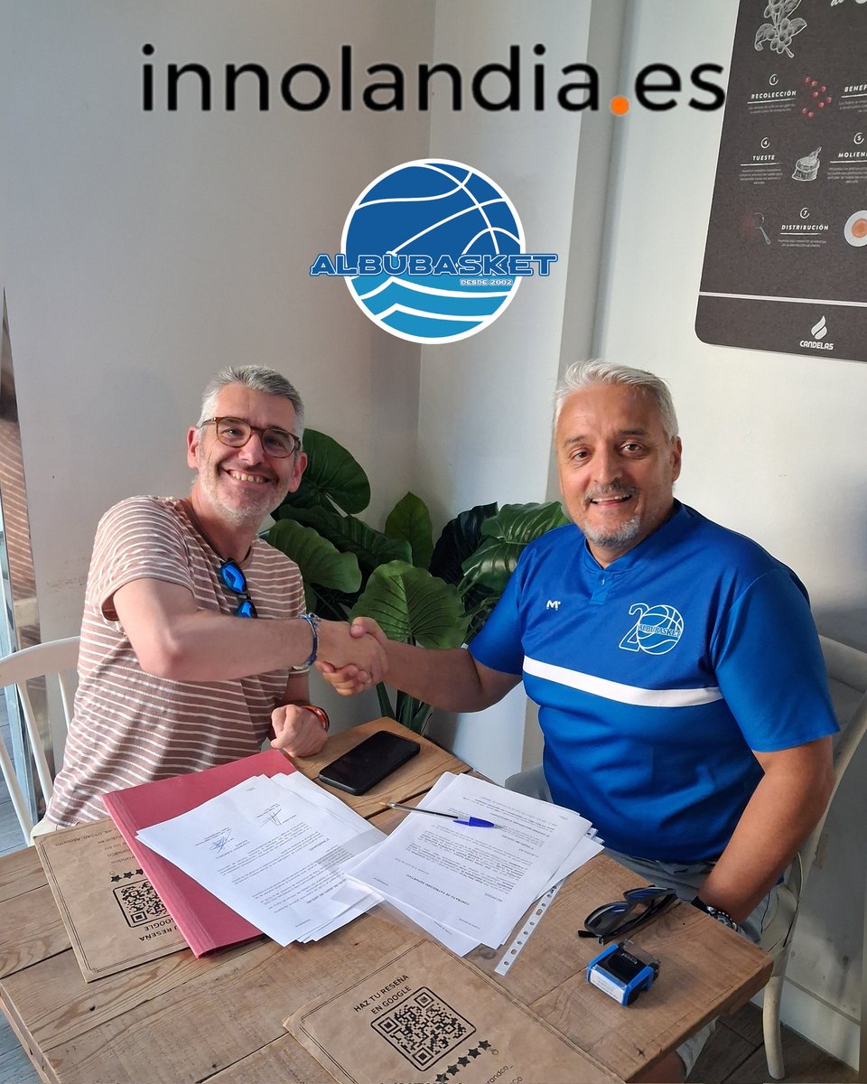 ALBUBASKET's tweet photo. 1/4
Innolandia, nuevo patrocinador de Albubasket.
Nos complace anunciar que Innolandia se une a la familia Albubasket y será nuestro patrocinador durante la próxima temporada. https://t.co/p8LVL4f9w8
