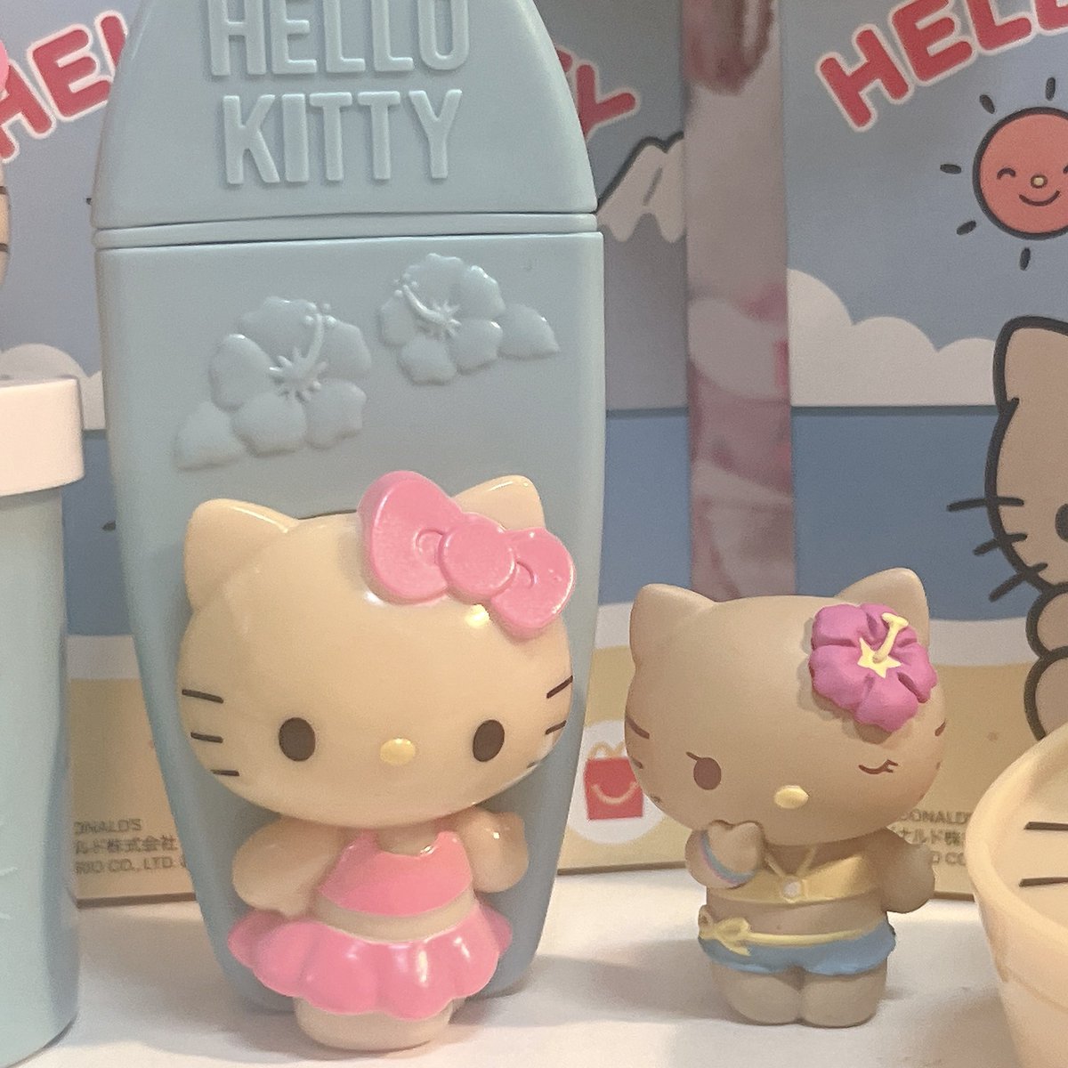 今日始まったキティちゃんのハッピーセット👙 スイカゲームコラボが