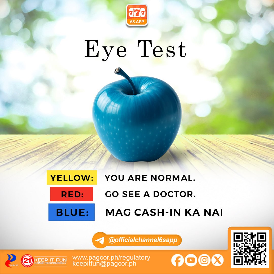 6S_APP's tweet image. 𝐄𝐘𝐄 𝐓𝐄𝐒𝐓 𝐂𝐇𝐀𝐋𝐋𝐄𝐍𝐆𝐄

 𝐊𝐮𝐧𝐠 𝐚𝐧𝐠 𝐧𝐚𝐤𝐢𝐭𝐚 𝐦𝐨𝐧𝐠 𝐩𝐫𝐮𝐭𝐚𝐬 𝐚𝐲 𝐛𝐥𝐮𝐞..𝐌𝐀𝐆𝐂𝐀𝐒𝐇 𝐈𝐍 𝐊𝐀 𝐍𝐀, 𝐛𝐞𝐬𝐡! 𝐁𝐚𝐤𝐚 ‘𝐲𝐚𝐧 𝐧𝐚 𝐚𝐧𝐠 𝐬𝐢𝐠𝐧 𝐧𝐚 𝐡𝐢𝐧𝐢𝐡𝐢𝐧𝐭𝐚𝐲 𝐦𝐨.

#EyeTestChallenge #MagcashInKaNa #RelateMuch