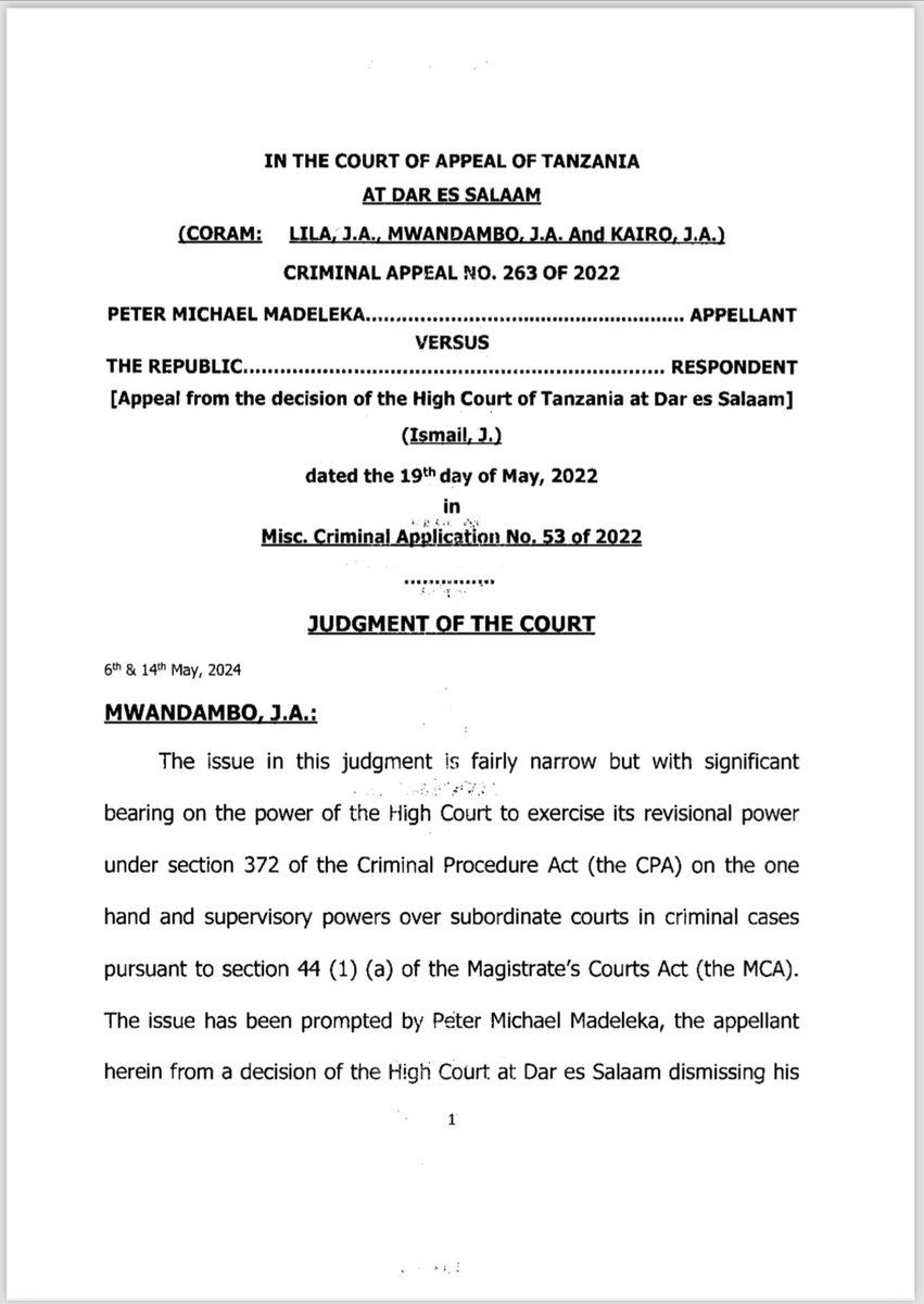 Mtu PEKEE ambaye ameweza kupeleka “APPLICATION FOR REVISION” katika Mahakama Kuu ya Tanzania, KUPINGA mwenendo wa KESI inayoendelea Mahakama ya KISUTU, na AKASHINDA, ni PETER MADELEKA. Leo pia Mahakama Kuu ya Tanzania Kanda ya Dar Es Salaam IMETHIBITISHA tena.😂😂