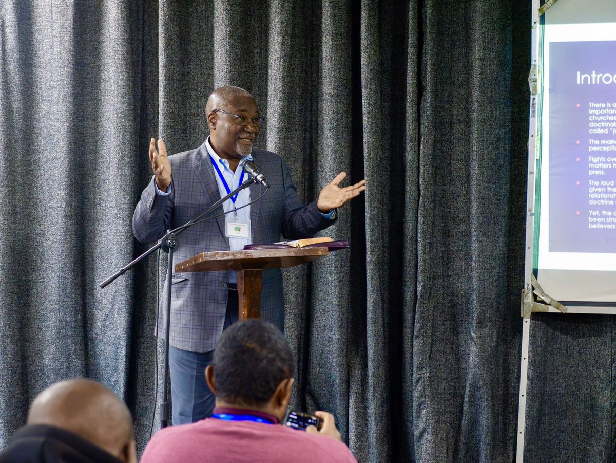 ConradMbewe's tweet image. The Africa Baptist Theological Education Network 2025 conference is coming to an end today. Thanks for your prayers. We had about 20 African countries represented. Although I took the lion’s share of the speaking, I learned a lot from the other 11 speakers. May God be glorified!