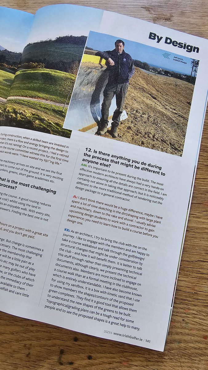 Shout out to <a href="/IrishGolferMag/">Irish Golfer</a>  and <a href="/kevinmarkham/">Kevin Markham</a>  for recently covering some of the Irish Architects