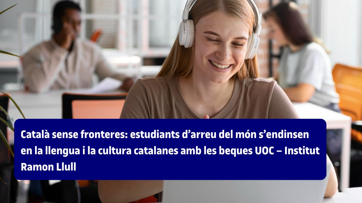 UOC Arts Humanitats (@uocartshum) on Twitter photo 🎓🌍 De Moscou a São Paulo, passant per Siena i Ljubljana: estudiants d'arreu del món s’endinsen en la llengua i la cultura catalanes gràcies a les beques <a href="/UOCuniversitat/">UOCuniversitat</a> - <a href="/IRLlull/">Institut Ramon Llull</a>.
👩💻 Descobreix 4 històries inspiradores de passió per la llengua dels estudiants que cursen 🎓🌍 De Moscou a São Paulo, passant per Siena i Ljubljana: estudiants d'arreu del món s’endinsen en la llengua i la cultura catalanes gràcies a les beques <a href="/UOCuniversitat/">UOCuniversitat</a> - <a href="/IRLlull/">Institut Ramon Llull</a>.
👩💻 Descobreix 4 històries inspiradores de passió per la llengua dels estudiants que cursen