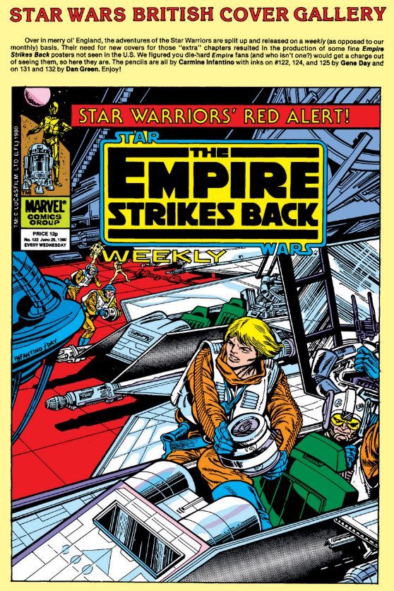 EmpireToJedi's tweet image. Over in the UK, Marvel published EMPIRE STRIKES BACK WEEKLY across 18 issues and had to commission extra cover images! Check out these #StarWars UK covers from EMPIRE! Which is your favorite?
Tune in Sunday to hear us discuss on MARVEL STAR WARS: FROM EMPIRE TO JEDI podcast!