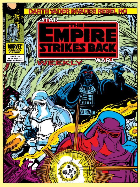 EmpireToJedi's tweet image. Over in the UK, Marvel published EMPIRE STRIKES BACK WEEKLY across 18 issues and had to commission extra cover images! Check out these #StarWars UK covers from EMPIRE! Which is your favorite?
Tune in Sunday to hear us discuss on MARVEL STAR WARS: FROM EMPIRE TO JEDI podcast!
