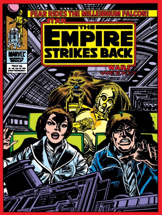 EmpireToJedi's tweet image. Over in the UK, Marvel published EMPIRE STRIKES BACK WEEKLY across 18 issues and had to commission extra cover images! Check out these #StarWars UK covers from EMPIRE! Which is your favorite?
Tune in Sunday to hear us discuss on MARVEL STAR WARS: FROM EMPIRE TO JEDI podcast!