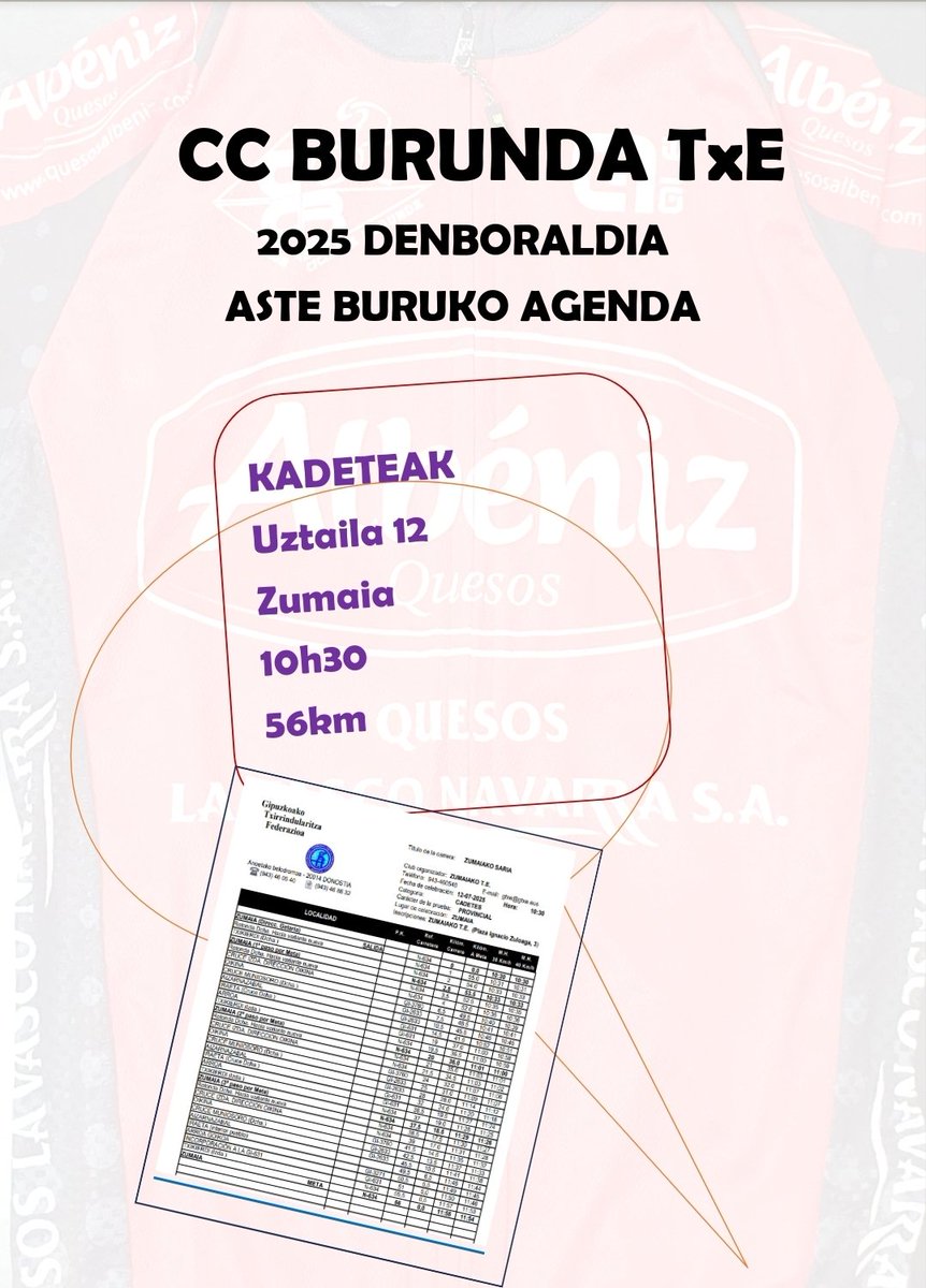 Asteburuko agenda