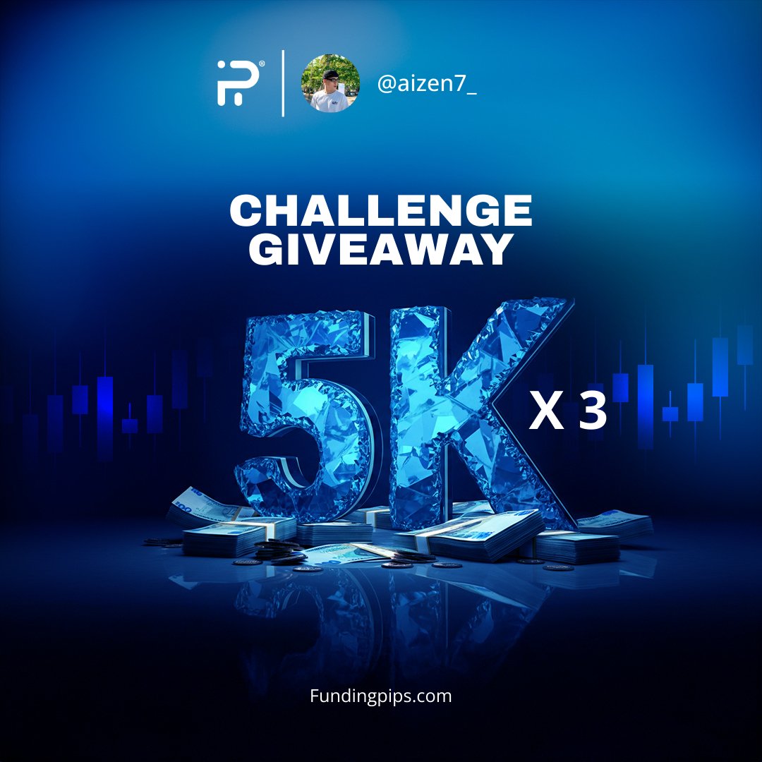 𝗭en 우 (@aizen7_) on Twitter photo 🚨 GIVEAWAY ALERT! 🚨
Win 1 of 3 $5K Challenge Accounts and kickstart your trading journey!
🎯 How to Enter:
✅ Follow these accounts:
<a href="/Aizen7_/">𝗭𝝨𝗡 우</a> | <a href="/fundingpips/">FundingPips</a> | <a href="/fundingticks/">FundingTicks</a> | <a href="/tradinofficial/">tradin</a>
✅ Join the FundingPips Discord: discord.gg/fundingpips
✅ Like this post, repost 🚨 GIVEAWAY ALERT! 🚨
Win 1 of 3 $5K Challenge Accounts and kickstart your trading journey!
🎯 How to Enter:
✅ Follow these accounts:
<a href="/Aizen7_/">𝗭𝝨𝗡 우</a> | <a href="/fundingpips/">FundingPips</a> | <a href="/fundingticks/">FundingTicks</a> | <a href="/tradinofficial/">tradin</a>
✅ Join the FundingPips Discord: discord.gg/fundingpips
✅ Like this post, repost