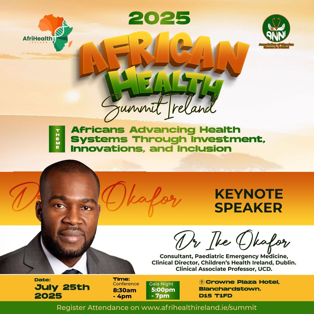 Association of Nigerian Nurses in Ireland (@anni_nurse) on Twitter photo We are honored to welcome Dr <a href="/IkeOkafor16/">Ike Okafor</a> to the African Health Summit Ireland 2025!
<a href="/AfriHealthIre/">African Health Summit Ireland</a>
✨ Prepare to be inspired, challenged, and equipped to make a difference.
Register here afrihealthireland.ie/summit/ We are honored to welcome Dr <a href="/IkeOkafor16/">Ike Okafor</a> to the African Health Summit Ireland 2025!
<a href="/AfriHealthIre/">African Health Summit Ireland</a>
✨ Prepare to be inspired, challenged, and equipped to make a difference.
Register here afrihealthireland.ie/summit/