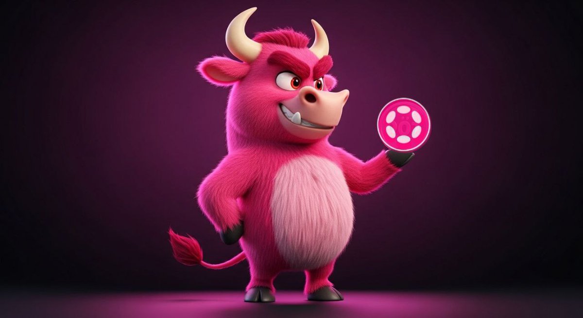 EstherJade1's tweet image. It’s bull season in the @Polkadot $DOT community
The rest of 2025? Buckle up, only good things from here 🐂 ⭕