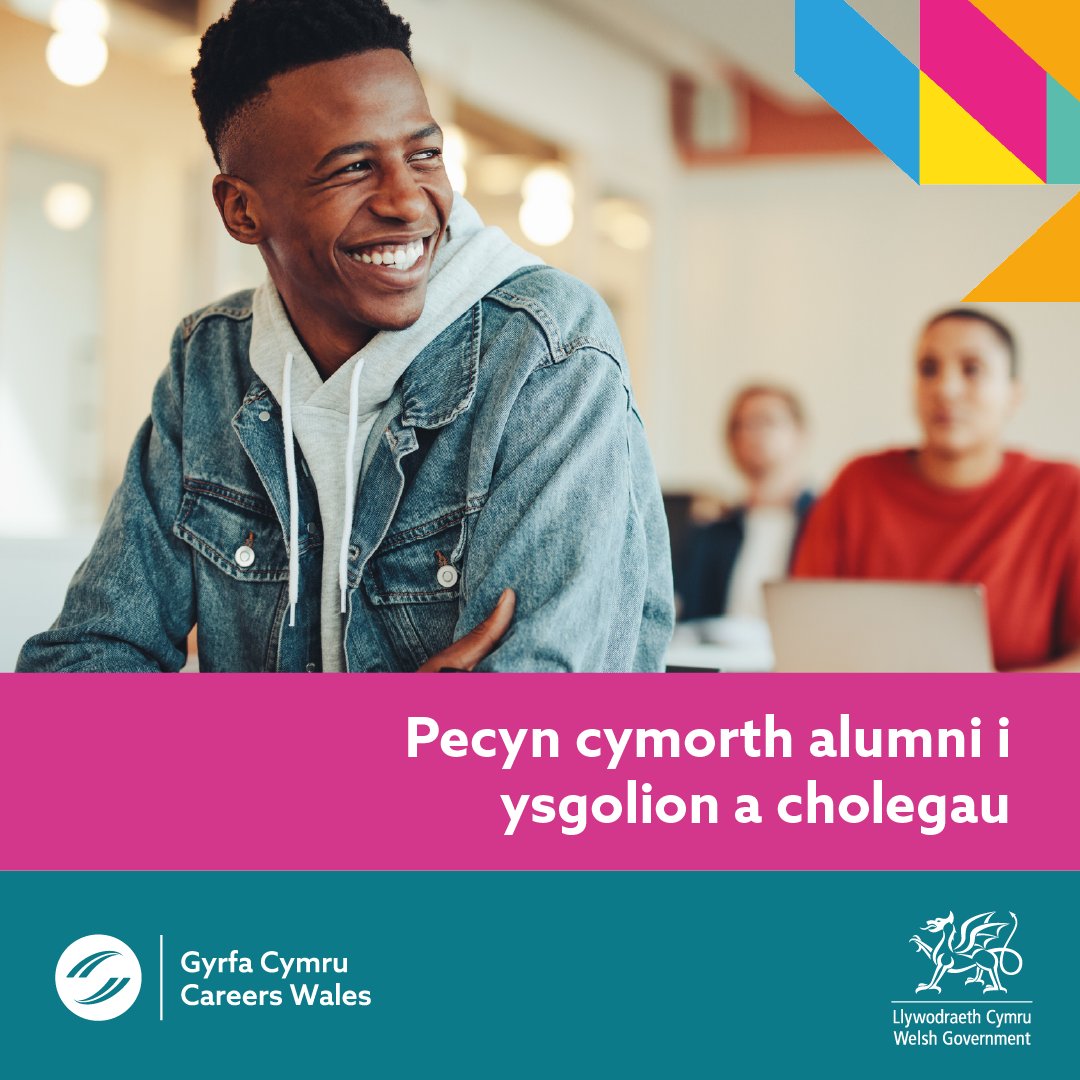 Athrawon – Os oes diddordeb gyda chi mewn dechrau rhwydwaith alumni i helpu i ysbrydoli, hysbysu ac ysgogi pobl ifanc, gallwch ddod o hyd i fwy o wybodaeth yn y pecyn cymorth alumni i ysgolion a cholegau ar sut i ddechrau arni 💼

I gymryd rhan, ewch i: llyw.cymru/pecyn-cymorth-…