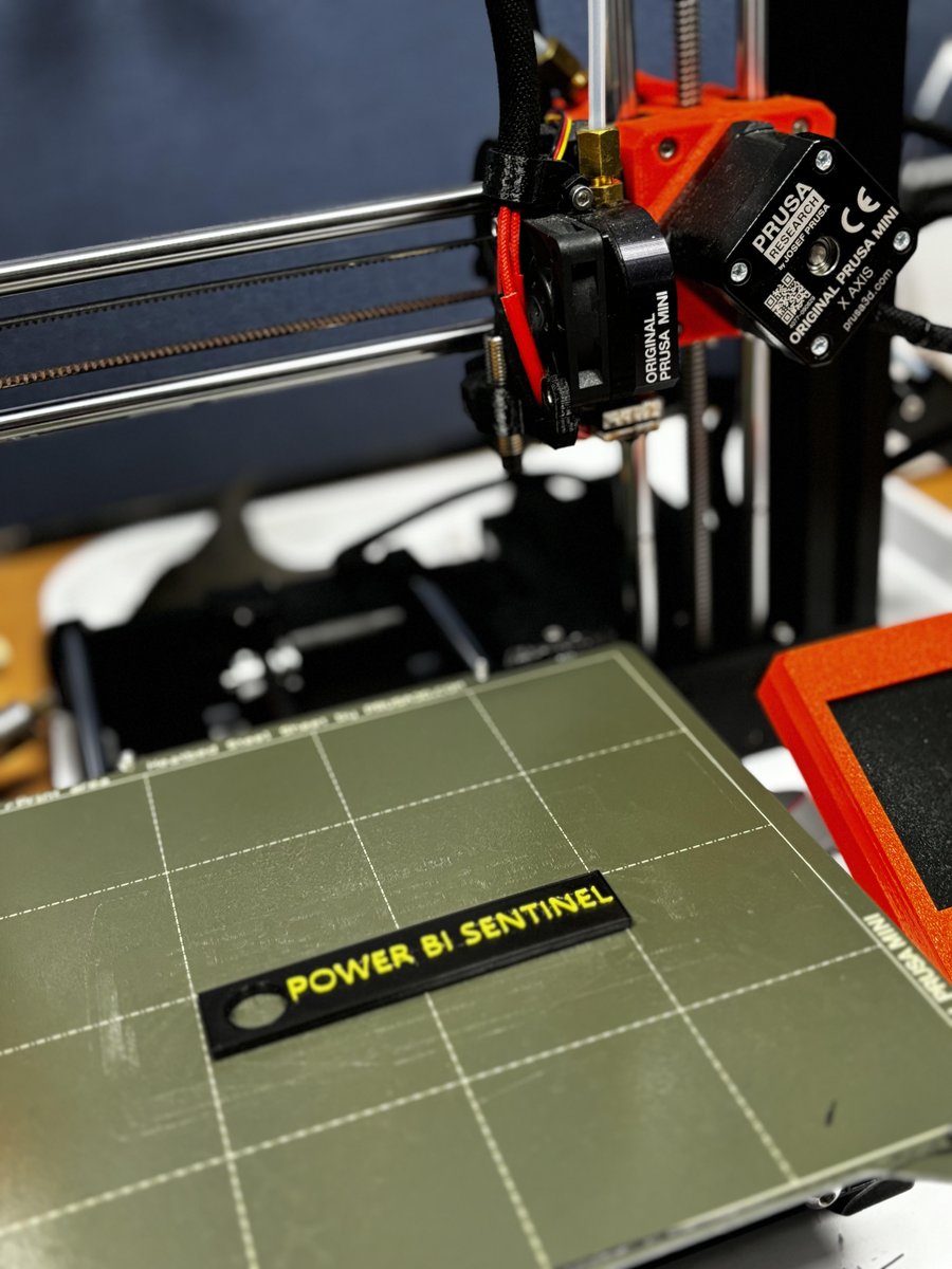 PBISentinel's tweet image. We love playing with all things tech at Power BI Sentinel — not just dashboards and data! 🤓💻

Our latest obsession? 3D printing.
Custom Power BI Sentinel keychains, anyone? 🔑🖨️ 

#PowerBITool #MicrosoftFabric #DataGovernance #PowerBIAdmin #PowerBISecurity