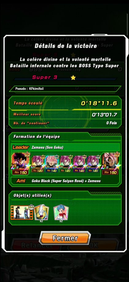FailKimi's tweet photo. Je viens de faire le niveau comme ca pour voir si c'était possible et oui c'est possible. Il faut bien gérer sa run et ca passe donc tous le monde peut le faire en pratique. Montez juste vos lien. #dokkan https://t.co/po1Lp3jS99