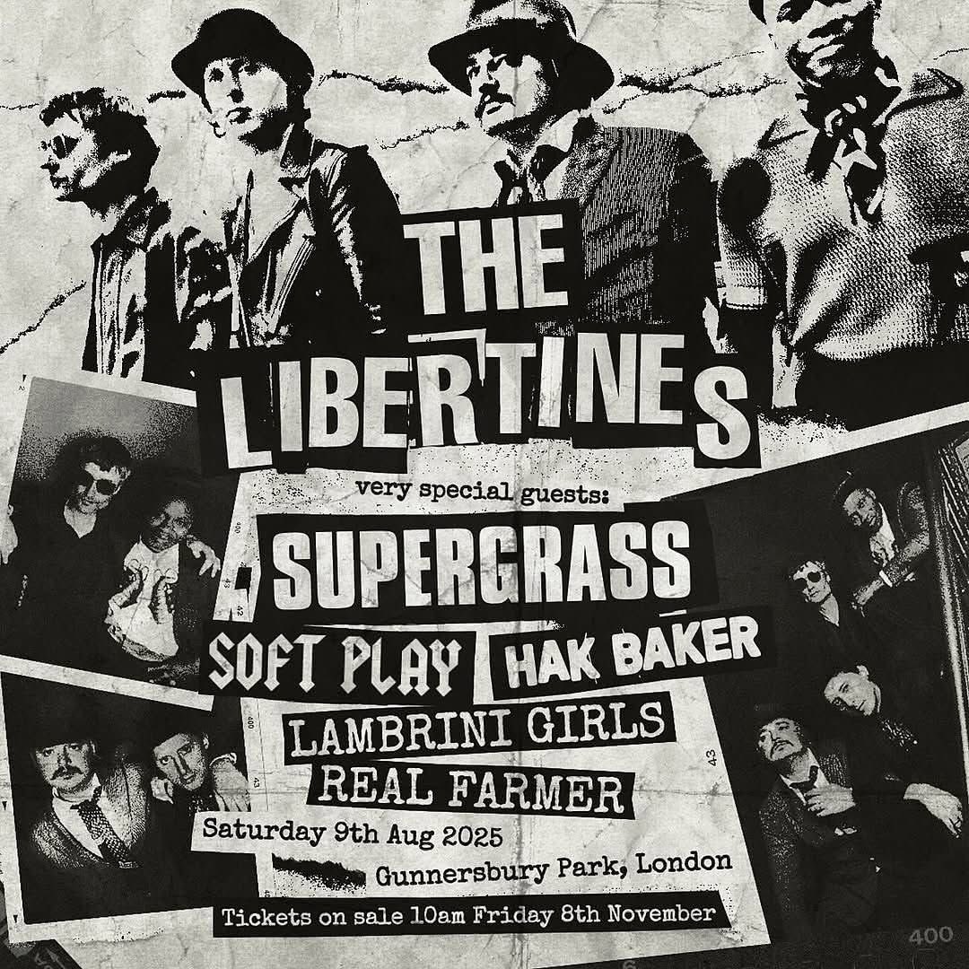 libertines's tweet image. We’re rounding up the Eastern Esplanade crew and heading to Gunnersbury Park on Saturday 9th August 2025 — and tickets are shifting fast.
Don’t hang about — get your tickets here
🎟️ linktr.ee/thelibertines