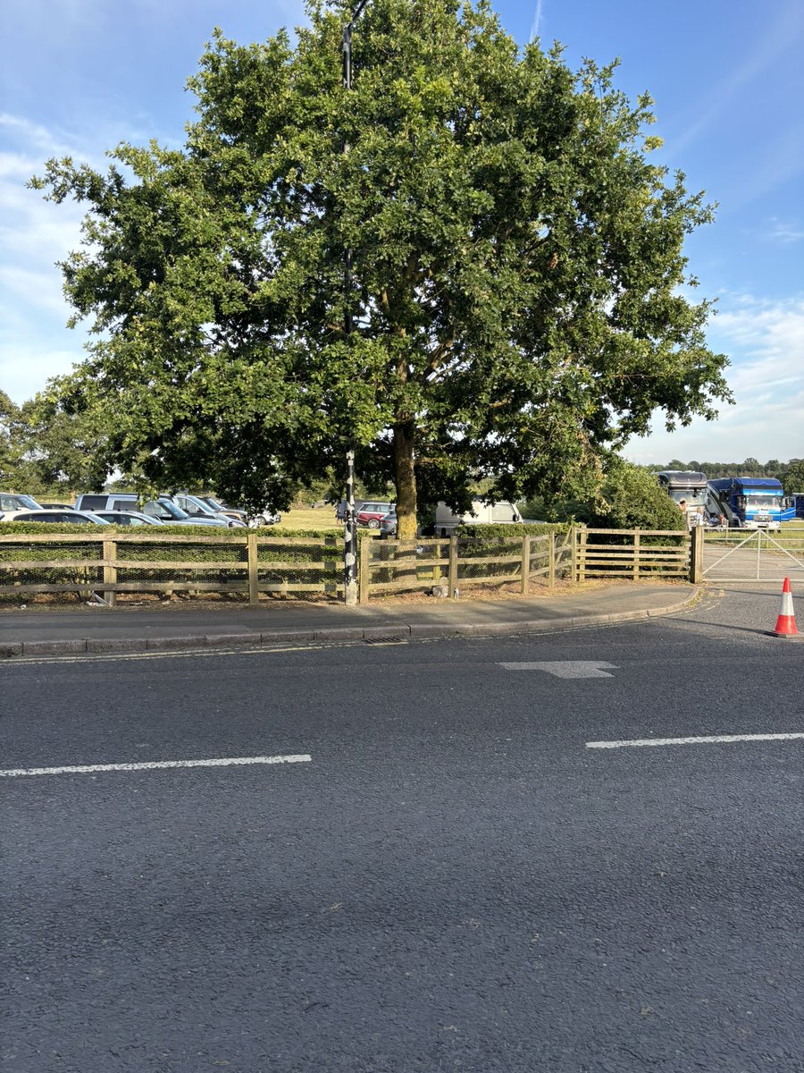 Hiding out at the Great Yorkshire Show. #landrover #Defender