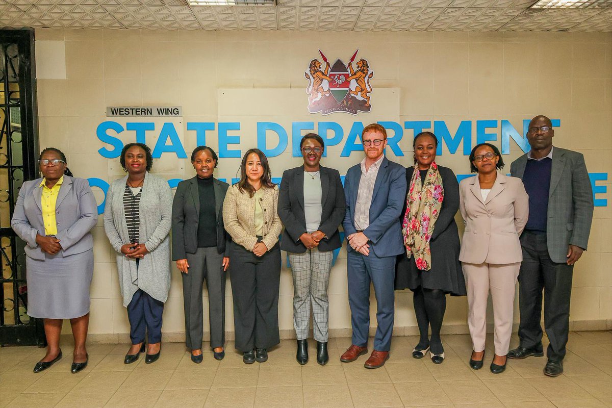 IOM Kenya (@iomkenya) on Twitter photo Grateful to <a href="/ChildServicesKE/">State Department for Children Services</a> for a productive meeting exploring emerging trends in human trafficking. IOM is committed to strengthening collaboration with <a href="/CTiP_Kenya/">Counter Trafficking in Persons Secretariat</a> under the leadership of <a href="/CarrenAgengo/">Carren Agengo</a> to build capacity + raise awareness among stakeholders to #EndTrafficking. Grateful to <a href="/ChildServicesKE/">State Department for Children Services</a> for a productive meeting exploring emerging trends in human trafficking. IOM is committed to strengthening collaboration with <a href="/CTiP_Kenya/">Counter Trafficking in Persons Secretariat</a> under the leadership of <a href="/CarrenAgengo/">Carren Agengo</a> to build capacity + raise awareness among stakeholders to #EndTrafficking.