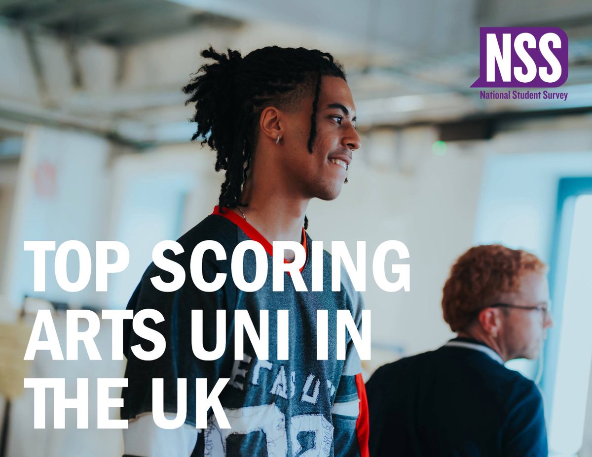 #NSS 2025: Arts University Plymouth is the UK’s top‑scoring specialist arts university for the 4th year running

Above the sector average in all 7 themes, highest in 5 key categories including Teaching &amp; Student Voice, and 100 % positive responses in 95 course questions.