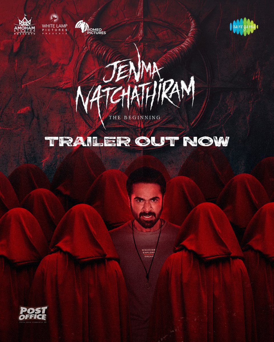 Saregama South (@saregamasouth) on Twitter photo The Spine-chilling #JenmaNatchathiram Trailer is Officially Out Now!🥶🎬
🔗 youtu.be/9-yWS9G6oyA?si…
🎶 <a href="/sanjayyy_music/">Sanjay Manickam</a>
<a href="/TamanActor/">Taman.actor</a> <a href="/amohamstudio/">Amoham Studios</a> <a href="/White_lampoffl/">White Lamp Pictures</a> <a href="/mynameisraahul/">raahul</a> <a href="/Romeopictures_/">Romeo Pictures</a> <a href="/ManiVarman23/">B.Mani Varman</a> <a href="/SureshChandraa/">Suresh Chandra</a> <a href="/MalviMalhotra/">Malvi Malhotra</a> <a href="/RakshaCherin/">Raksha Cherin✨</a> <a href="/Maithreya_actor/">Maithreya Rajasekar</a> The Spine-chilling #JenmaNatchathiram Trailer is Officially Out Now!🥶🎬
🔗 youtu.be/9-yWS9G6oyA?si…
🎶 <a href="/sanjayyy_music/">Sanjay Manickam</a>
<a href="/TamanActor/">Taman.actor</a> <a href="/amohamstudio/">Amoham Studios</a> <a href="/White_lampoffl/">White Lamp Pictures</a> <a href="/mynameisraahul/">raahul</a> <a href="/Romeopictures_/">Romeo Pictures</a> <a href="/ManiVarman23/">B.Mani Varman</a> <a href="/SureshChandraa/">Suresh Chandra</a> <a href="/MalviMalhotra/">Malvi Malhotra</a> <a href="/RakshaCherin/">Raksha Cherin✨</a> <a href="/Maithreya_actor/">Maithreya Rajasekar</a>