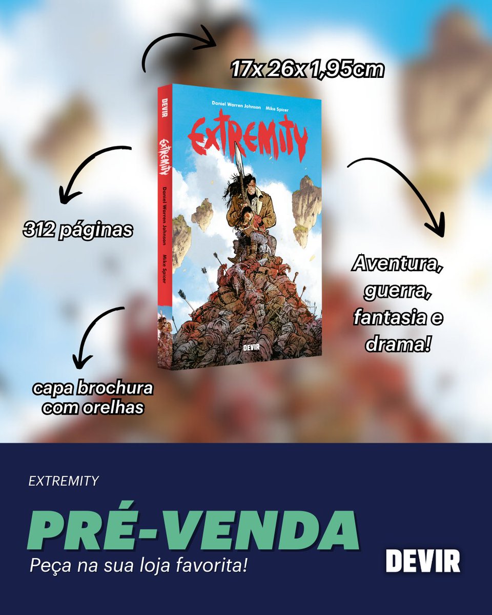 Thea perdeu tudo, agora, só resta o caminho da fúria.

Extremity, a premiada HQ que revelou Daniel Warren Johnson ao mundo, chega ao Brasil em edição completa com extras inéditos!

Indicado ao Eisner e aclamado pela crítica já está em pré-venda.

 #Devir #Hqs