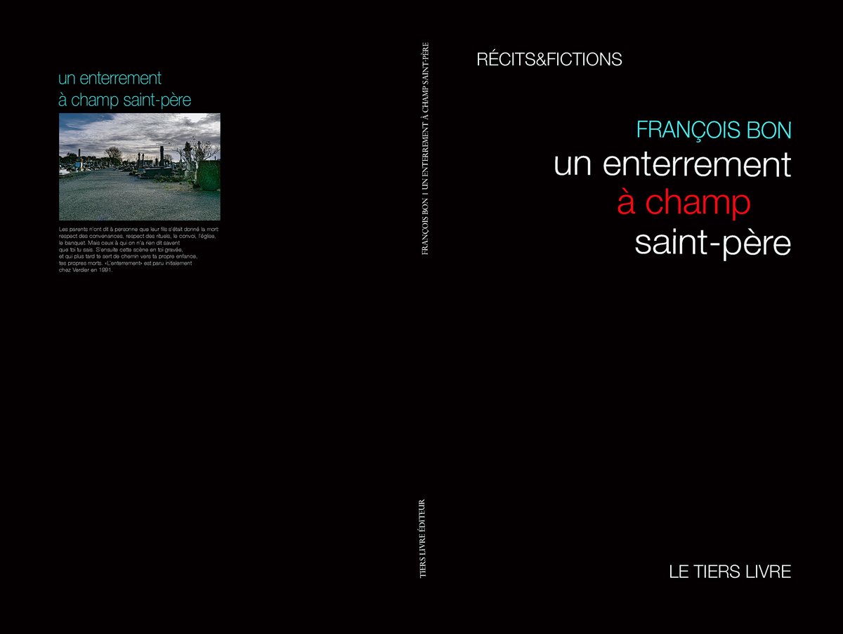 « un enterrement à champ saint-père»

premiers essais  maquette &amp; couv, plus dossier num &amp; préface inédite sur le making-of

on prévoit fin du mois originale test, 25 exemplaires numérotés signés

(quand tu revis)