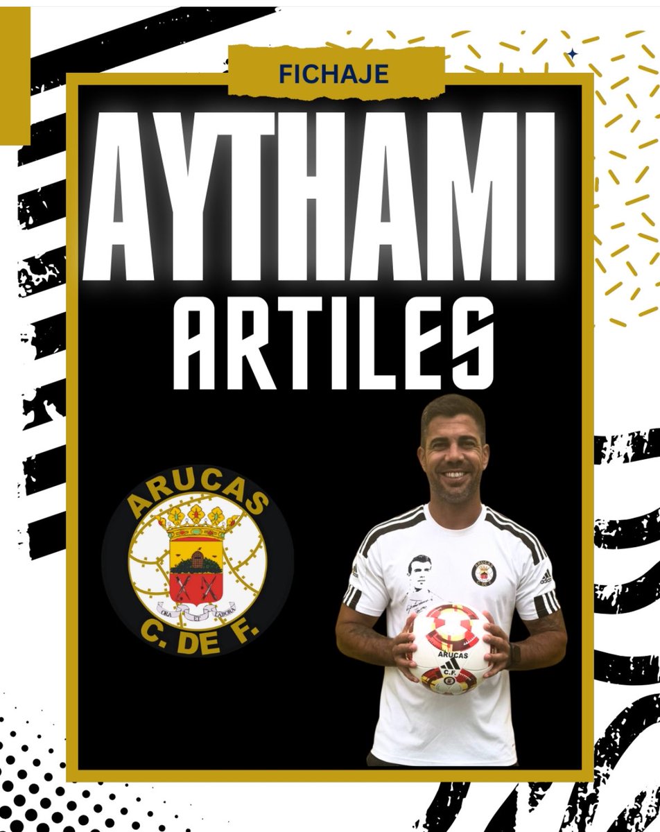 #Tercera⚽️🇮🇨 El <a href="/arucascf/">Arucas CF</a> incorpora al veterano central Aythami Artiles para la 25-26