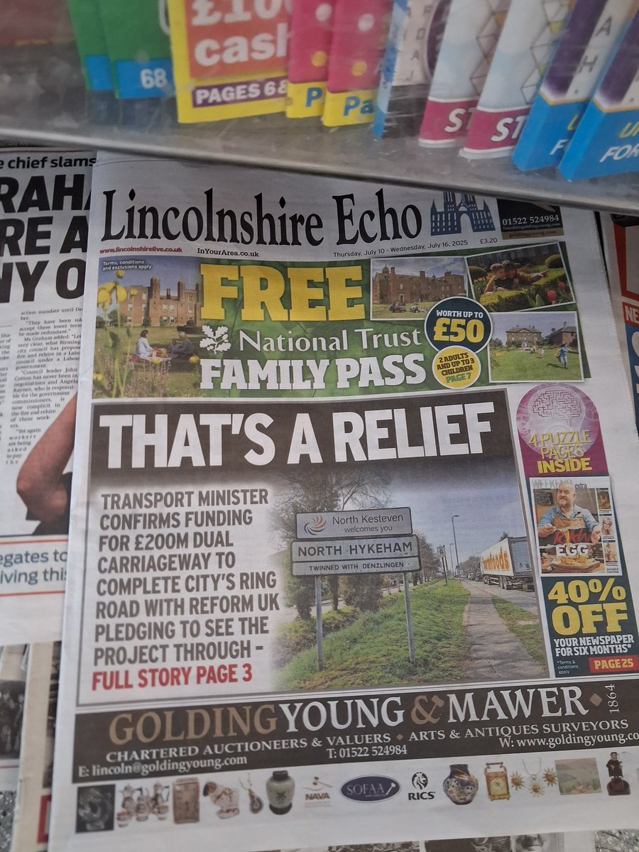 jamiewaller2's tweet image. Always love a good pun on the front page!