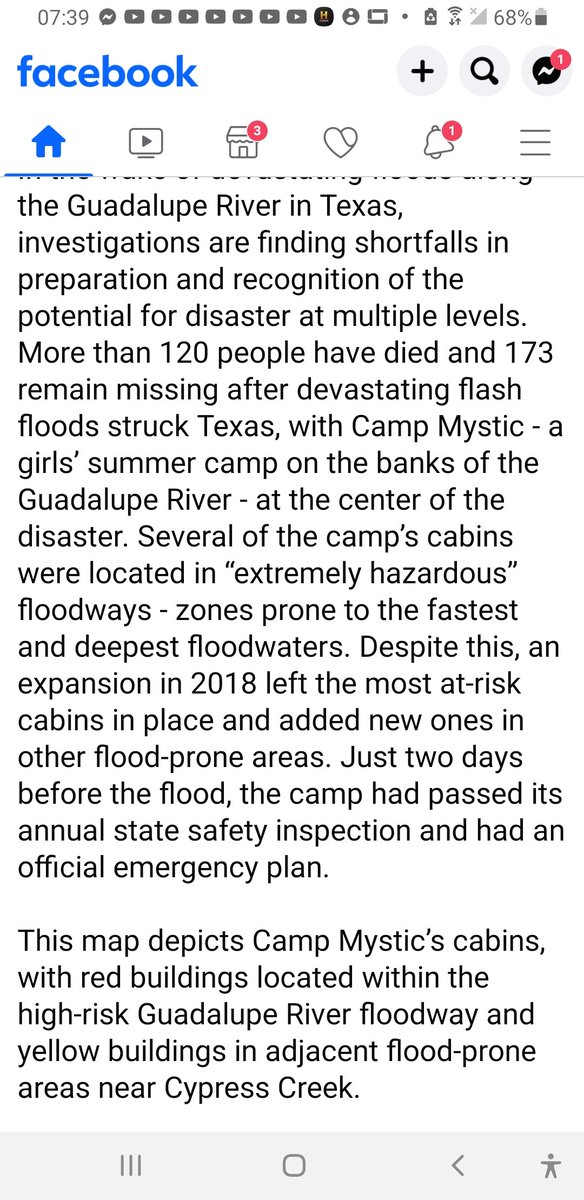 Texas Flood: Who approved this 2018 expansion without an emergency siren system?  (Similarly, why do certain communities build schools on top of toxic dump sites, or next to very high power electrical towers?) I'll give you 3 guesses. But you're going to need only one.