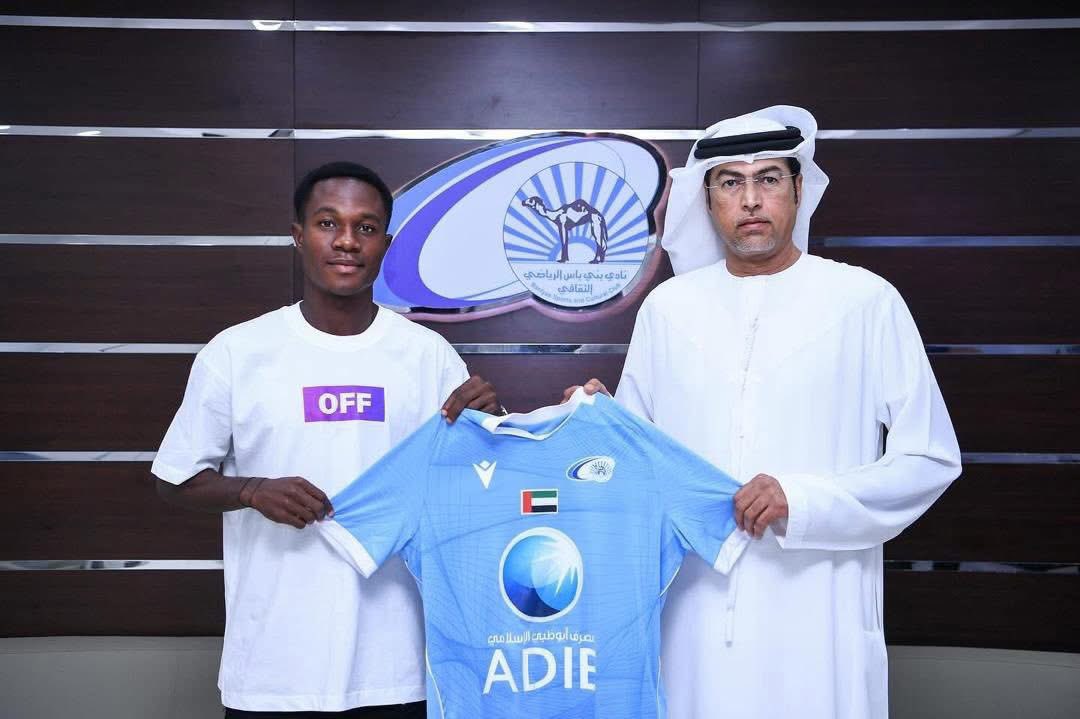 Accra Lions FC (@accralionsfc) on Twitter photo We are pleased to announce the transfer of Jacob Gildas Awoute to UAE top-tier side <a href="/BaniyasClub/">نادي بني ياس</a>. The hard-working midfielder played 31 <a href="/GhanaLeague/">🇬🇭 Ghana Premier League</a> matches and scored two goals for ALFC last season. We wish him the best of luck in his new challenge!
#yennyinaadea #accralions We are pleased to announce the transfer of Jacob Gildas Awoute to UAE top-tier side <a href="/BaniyasClub/">نادي بني ياس</a>. The hard-working midfielder played 31 <a href="/GhanaLeague/">🇬🇭 Ghana Premier League</a> matches and scored two goals for ALFC last season. We wish him the best of luck in his new challenge!
#yennyinaadea #accralions