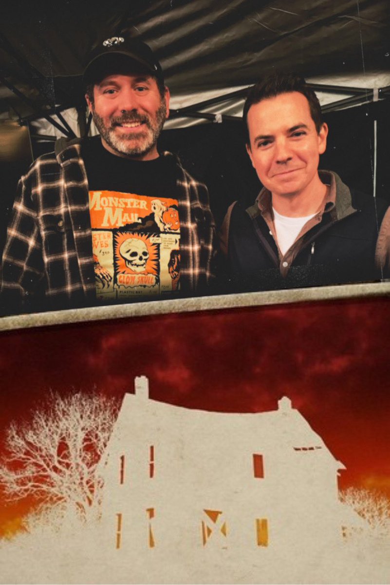 Saw the Hell House LLC: Lineage poster up in my local theater and was reminded how close we are to release! Met Hell House LLC creator <a href="/sajc05/">Stephen Cognetti</a> last fall and he was able to share his excitement for fans of the franchise to see it. Catch it exclusively in theaters August. <a href="/Shudder/">Shudder</a>