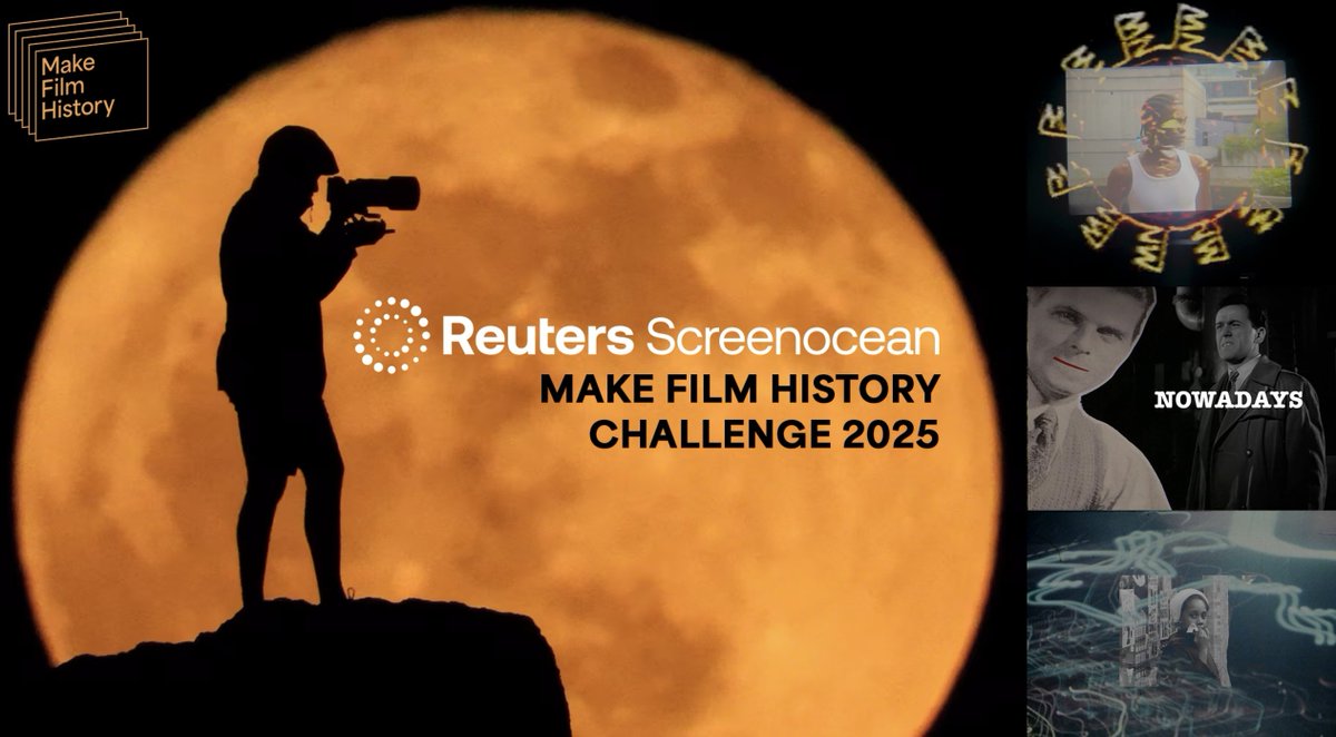 This is a fantastic opportunity for all emerging filmmakers out there. Create your own short film with access to our <a href="/Screenocean/">Reuters Screenocean</a> archive and the chance to win £1,000. To apply head to: bit.ly/FilmCompetitio…
#filmmakers #shortfilm #creatives #creators <a href="/makefilmhistory/">Archives for Education</a>