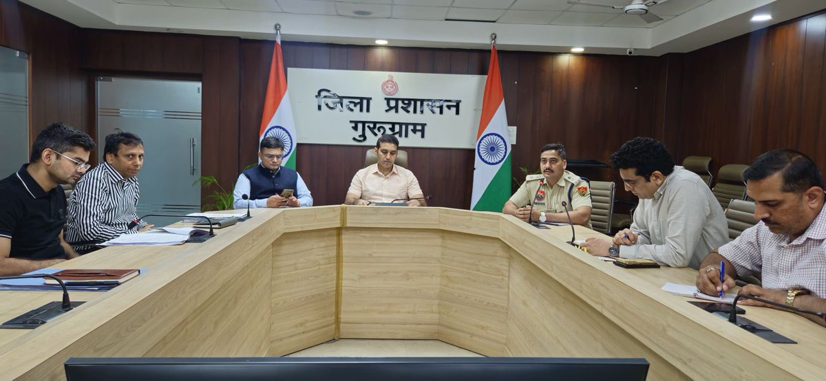 Kanwar Yatra 2025: Deputy Commissioner Reviews Preparations, Issues Key Guidelines for Smooth &amp; Safe Yatra in Gurugram!

Deputy Commissioner Shri <a href="/AjayKumarIAS13/">Ajay IAS</a> held a meeting with officials to ensure smooth, safe, and organized conduct of the ongoing Kanwar Yatra (till July 23)
