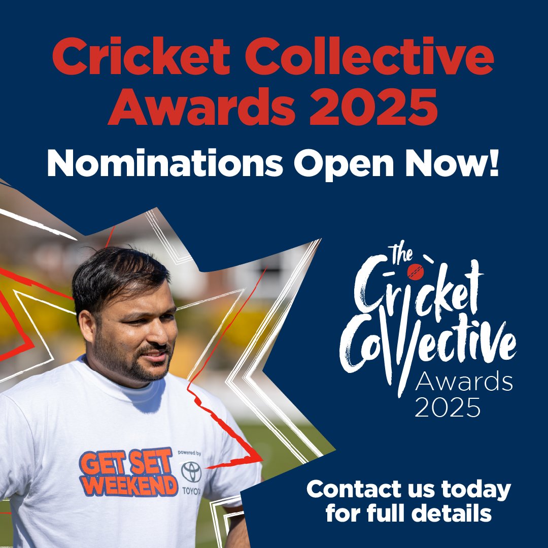 ⏰ Don’t forget!

Nominations for the 2025 #CricketCollectiveAwards are OPEN! 🏆

Know a volunteer who goes above and beyond to make cricket happen in Lancashire? 🙌

📝 Nominate them today: bit.ly/44EsFC9