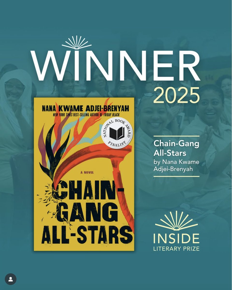 million_book's tweet image. Congratulating Nana Kwame Adjei-Brenyah for winning the Inside Literary Prize 2025!

#freedomreads #insideliteraryprize