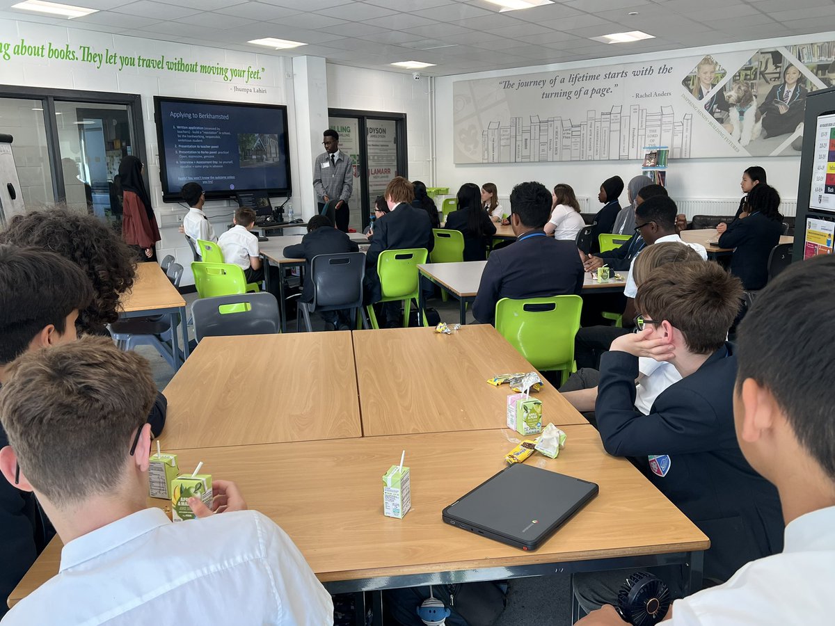 ChilternMMA's tweet image. For our final MMA breakfast of the year, we welcomed back our incredible alumni Tasbeeha and Blessing!

They spoke about navigating life as a more able student at Chiltern Academy and shared their inspiring journeys from Chiltern to Berkhamsted - and now Oxford University! ✨