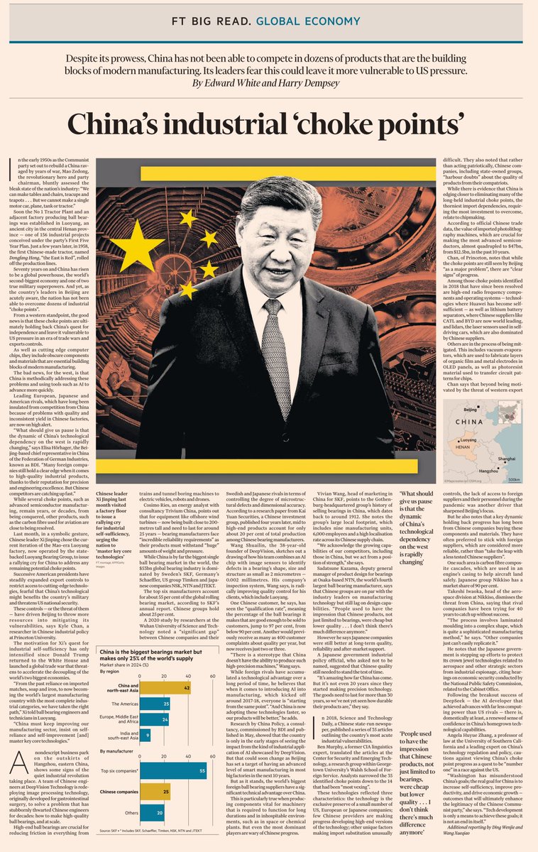mpsbarmer's tweet image. Despite outpacing the US in industrial capacity, Xi is still urging Chinese citizens to build more and crush chokepoints in manufacturing. Meanwhile, India desperately needs this mindset but we’re busy debating if industry is even necessary.