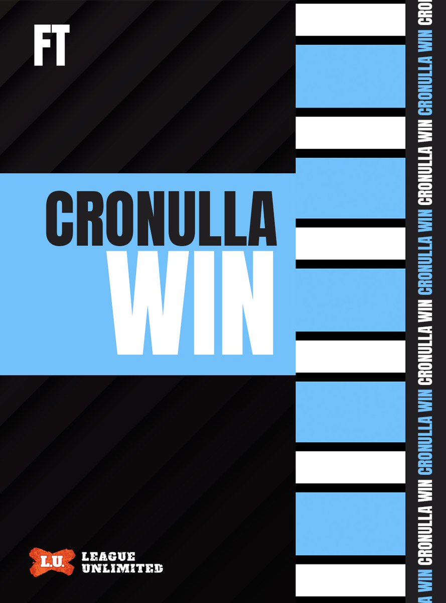 League Unlimited - NRL and rugby league (@leagueunlimited) on Twitter photo FULL-TIME
Sharks 24 d Dolphins 12
A Nicho Hynes masterclass has guided the Sharks back following a two-game skid against the previously high flying Dolphins.
<a href="/bourke_sam/">Sam Bourke</a>'s report is coming shortly!
#NRLSharksDolphins FULL-TIME
Sharks 24 d Dolphins 12
A Nicho Hynes masterclass has guided the Sharks back following a two-game skid against the previously high flying Dolphins.
<a href="/bourke_sam/">Sam Bourke</a>'s report is coming shortly!
#NRLSharksDolphins