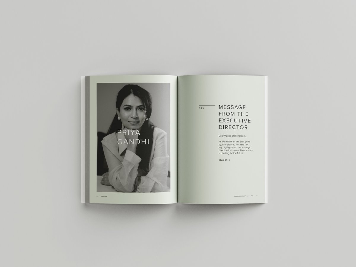 It’s here! Our Annual Report 2024–25 is now live. 

Past Inspired, Present Focused, Future Ready - a year of purpose, innovation, and progress in animal health.  
Read more: rb.gy/61vu2e

 #Hester #AnnualReport #FY2024_25 #AnimalHealth #OneHealth #FutureReady