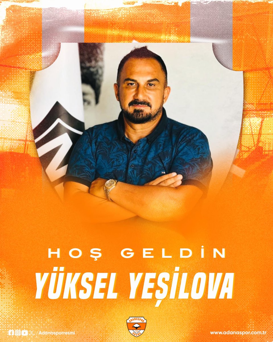 🔶🔸 MEMLEKETİNİN TAKIMINA HOŞ GELDİN YÜKSEL YEŞİLOVA! 🔸🔶

Adanaspor’umuz, teknik direktörlük görevi için Adanalı futbol adamı Yüksel Yeşilova ile anlaşmaya varmıştır.

Futbol kariyerinde yurt içi ve yurt dışında birçok önemli görev üstlenen, bilgi birikimi ve tecrübesiyle Türk