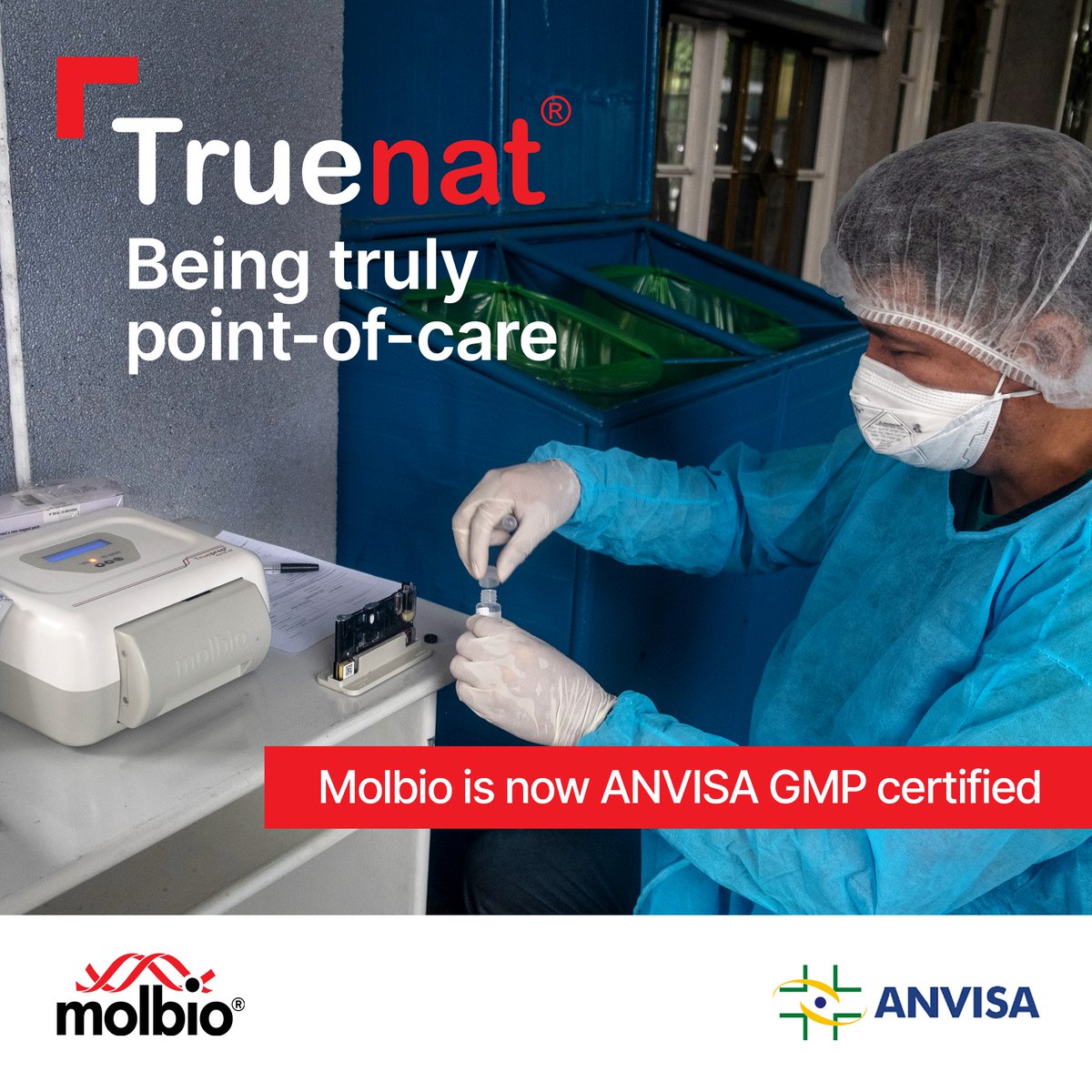 Molbio Diagnostics (@molbiodx) on Twitter photo ๐ ๐ผ๐น๐ฏ๐ถ๐ผ ๐ถ๐ ๐ป๐ผ๐ ๐๐ก๐ฉ๐๐ฆ๐ ๐๐ ๐ฃ (๐๐ผ๐ผ๐ฑ ๐ ๐ฎ๐ป๐๐ณ๐ฎ๐ฐ๐๐๐ฟ๐ถ๐ป๐ด ๐ฃ๐ฟ๐ฎ๐ฐ๐๐ถ๐ฐ๐ฒ๐) ๐ฐ๐ฒ๐ฟ๐๐ถ๐ณ๐ถ๐ฒ๐ฑ.
Yet another humbling milestone that reinforces our presence in Brazil โ affirming that Truenatโs real-time PCR tests are manufactured in accordance with the ๐ ๐ผ๐น๐ฏ๐ถ๐ผ ๐ถ๐ ๐ป๐ผ๐ ๐๐ก๐ฉ๐๐ฆ๐ ๐๐ ๐ฃ (๐๐ผ๐ผ๐ฑ ๐ ๐ฎ๐ป๐๐ณ๐ฎ๐ฐ๐๐๐ฟ๐ถ๐ป๐ด ๐ฃ๐ฟ๐ฎ๐ฐ๐๐ถ๐ฐ๐ฒ๐) ๐ฐ๐ฒ๐ฟ๐๐ถ๐ณ๐ถ๐ฒ๐ฑ.
Yet another humbling milestone that reinforces our presence in Brazil โ affirming that Truenatโs real-time PCR tests are manufactured in accordance with the