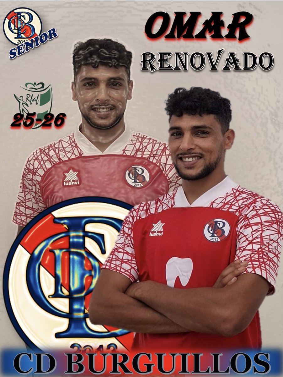 #CDBSenior

🔊 En la dia de hoy tenemos una renovación muy importante para nosotros, hablamos de OMAR,  Jugador polivalente, Talentoso y muy trabajador. Omar  será sin duda pieza clave para nuestro Mister. 

Estamos deseando ver  esa zurda hacer "cositas" en el césped.