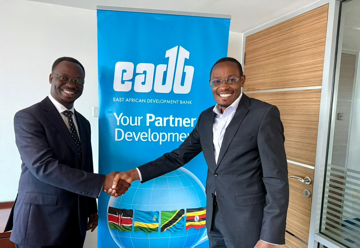 EADB_Official's tweet image. Earlier today, our Ag. Director General, Benard Mono, together with Treasurer Chacha Nyamohanga, had the pleasure of hosting the CEO of @TSL_broker Securities Limited, Mr. George Shumbusho, and his Head of Global Markets, Mr. George Sawe, for a courtesy visit at our Head Office,…